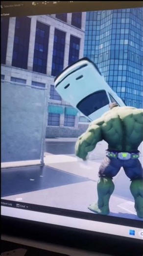 Creating The Hulk in Unreal Engine 5! 🟢💥 #unrealengine #hulk #gamedev #fanmade #short
