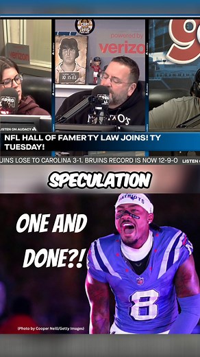 Diggs one-and-done?! Could Stefon Diggs leave after this season? Has Stefon Diggs' maturity and experience been a major the key to Pats' success? Ty Law weighs in! #NFL #Football #Patriots | WEEI Boston's Sports Original