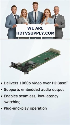 WolfPack 1080p HDBaseT Output Card to 220' Video Wall Support