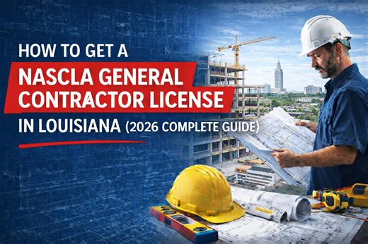 How to Get a NASCLA General Contractor License in Louisiana (2026 Comp
