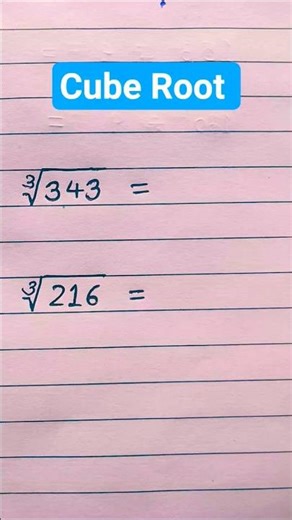 🤔 Mastering Cube Roots! A step by step Guide. 📚