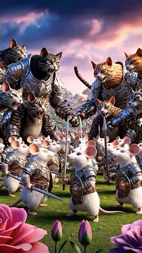 Cat King vs Mouse King Big War 🐱🐭 | Epic Battle Part 2