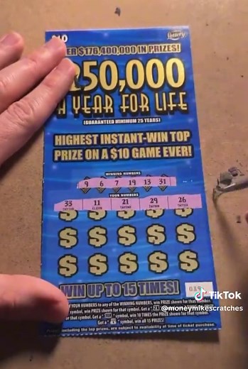Good win for a $10 ticket! #scratch #scratchoffticket #scratchoffs #scratchers #lottery