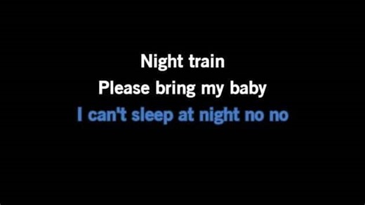 Karaoke Night Train - Rod Stewart - CDG, MP4, KFN - Karaoke Version