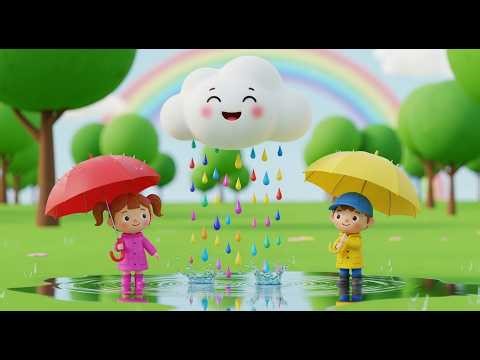 Happy Cloud Rain Dance | Fun Weather Song for Kids | Toddler Sing Along