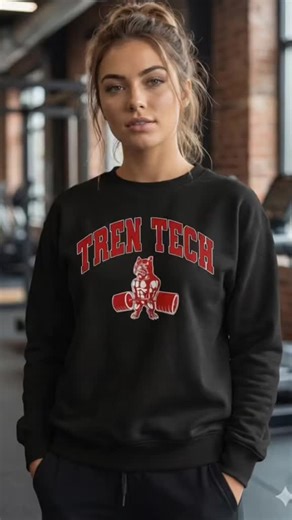 Tren Tech Bodybuilding Crew Neck Pullover – clean gym aesthetic, comfy long sleeve fit, made for training, rest days, and everyday wear. #GymShirt #FitnessFashion #AthleteStyle #CasualPullover #MuscleLife