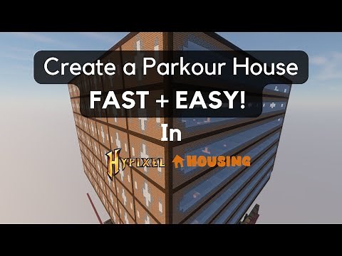 Create a PARKOUR HOUSE in LESS than 30 Min! | Hypixel Housing Guide