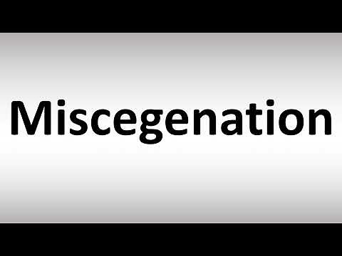 How to Pronounce Miscegenation