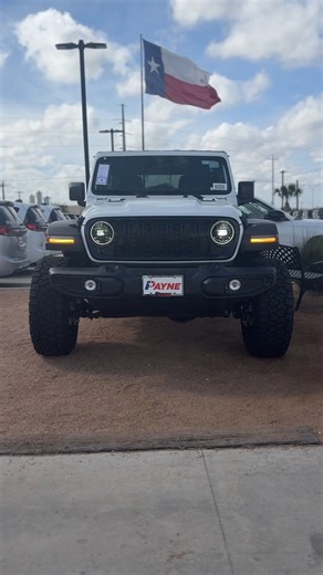 The 2026 Jeep Wrangler Willys Edition keeps it simple: classic Jeep attitude, real off-road capability, and just the right amount of edge for everyday driving. No extra hype—just a solid Wrangler that does what it’s built to do. 📍 Available now at Payne Edinburg CDJR 👉 Shop Now: https://payneedinburgcdjr.com/vehicle-details/new-2026-jeep-wrangler-willys-edinburg-texas-id-87505 #payneedinburgcdjr #JeepWrangler #WillysEdition #JeepLife #OffRoadReady #PayneAutoGroup #RGV #RioGrandeValley | Payne 