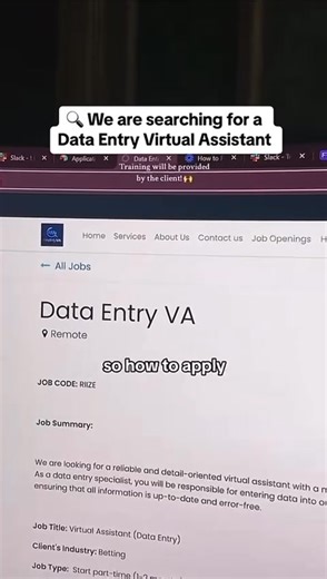 Job Opportunity – Data Entry Location: Remote (Permanent / Part-time Work From Home) ⏰ Shift Hours: 9:00 AM – 5:00 PM 📅 Work Schedule: Monday to Friday (Weekends Off) 🎓 Experience Level: 0 – 3 Years ✅ Qualifications: Graduation (Freshers/ Full time Mom, Welcome) Position Overview: We are looking for dedicated and motivated individuals to join our team for remote data entry work. This role involves handling typing tasks, document formatting, and converting files with accuracy and efficiency. 📩