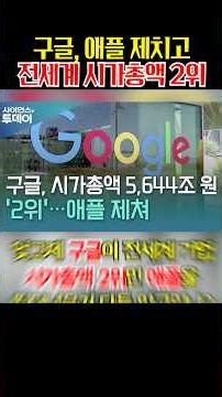 '제미나이 효과' 구글, 전세계 기업 시가총액 2위 등극
