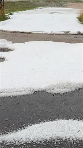 HAIL BARGE intercepted above Mora, New Mexico as #flashflood warning has been issued for the Hermit Peak Burn Scar #weather #stormchasing | Reed Timmer Extreme Meteorologist