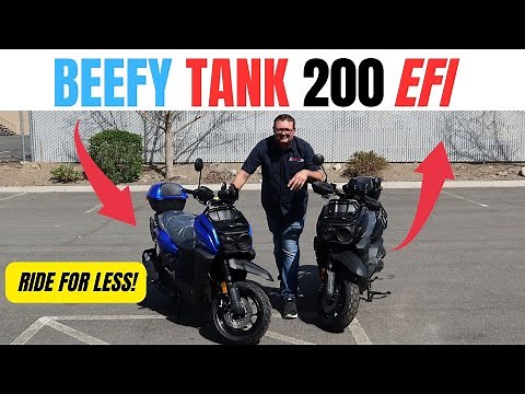 VITACCI TANK 200 EFI SCOOTER REVIEW | SCOOTERATVSALES.COM RIDE FOR LESS!