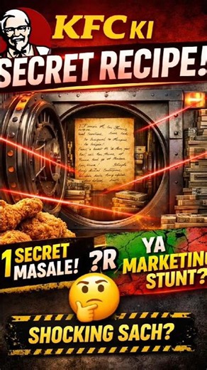 #UnsuneSach #KFCSecret #SecretRecipe #HiddenTruth #DidYouKnow #ViralReels #facts #FactShorts