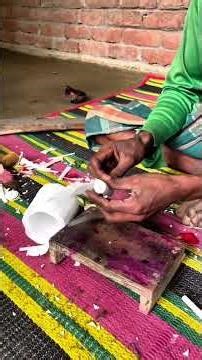 Try to make a beautiful step flower #making #reels #cutting #fakeitflowers