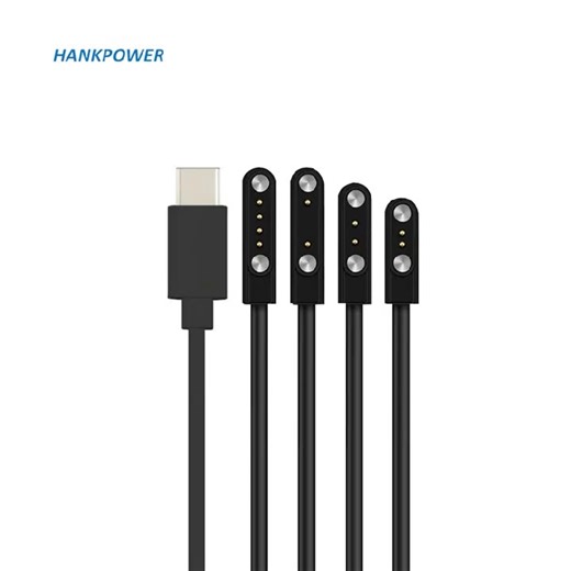 USB a Male to 3 Pin Pogo Power Charger Cable 3pin Magnetic Charger Cable Charger Pin