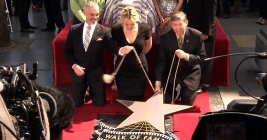 Kate Winslet honored on Walk of Fame