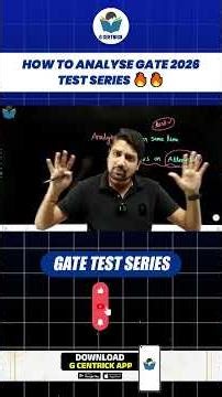 How to Analyze GATE 2026 Test Series 🔥🔥 #gate #gcentrickapp #gatepreparation #gcentrick