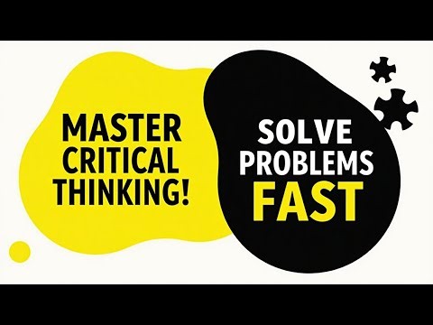 Understanding Critical Thinking: The Key to Better Problem Solving | Learn Critical Thinking Fast