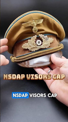 German WW2 NSDAP Visors cap #militariacollecting #history