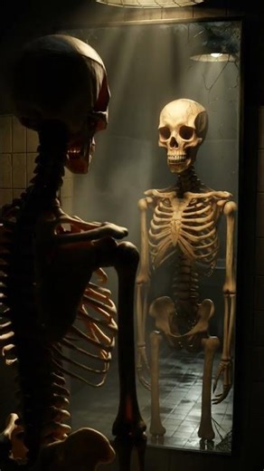 skeleton workout routine gone wrong #skeleton #gym #shorts