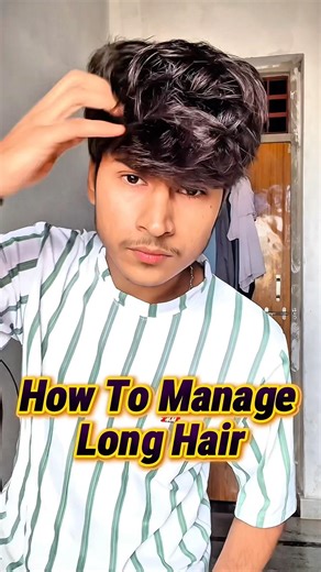 How do I manage my long hair 🔥 || Long Hair Ko Kaise Set Kre ✅ || #smartboyhacks