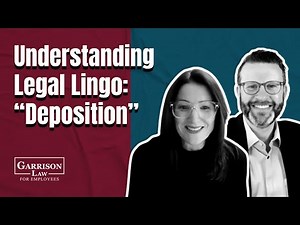 Understanding Legal Lingo: “Deposition”