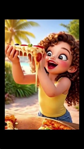 Girl Enjoying Cheesy Pizza Slice 😍🍕 | Foodie Moments