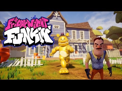 Fredbear Runaway | Friday night Funkin FNF Mod Bendy