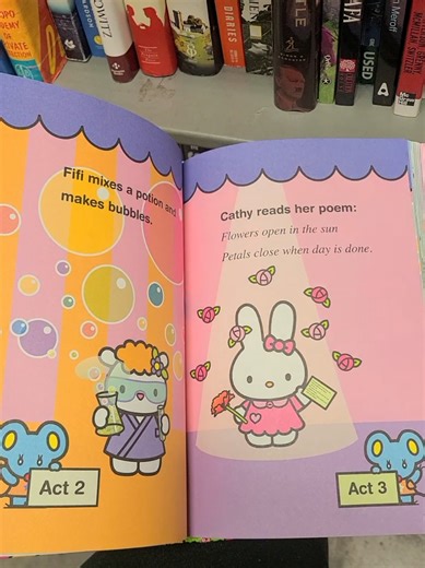 I found the cutest Hello Kitty book at the thrift store! #hellokitty #hellokittyandfriends #sanrio #thriftfinds #thriftshopping