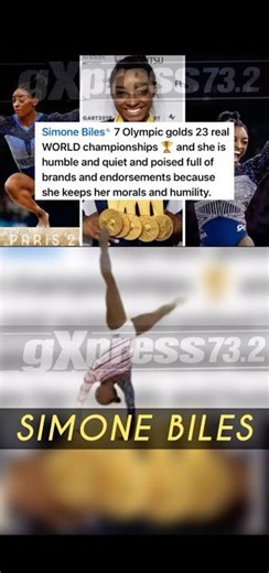 SIMONE BILES HUMBLE DECORATED | SPONSORED CHAMPION #simonebiles #claressashields #papoose #remyma