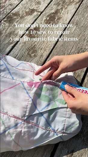You Don’t Need to Sew to Repair Fabric Items ✨