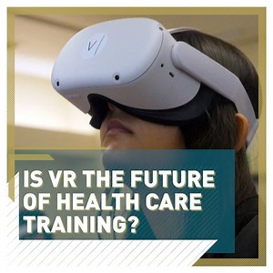 11K views · 62 reactions | ‍⚕️ Virtual reality is becoming more and more practical, and it’s now being used to train healthcare workers in how to explain diagnoses and build trust with patients  Read more: https://newseu.cgtn.com/news/2021-05-02/Training-medical-students-with-virtual-reality-during-the-pandemic--ZUVHvSQnjG/index.html | CGTNEurope | Facebook