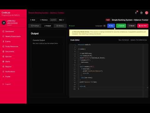 2 - Bank Balance Tracker