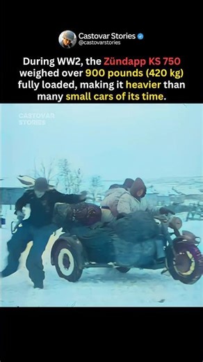 This Motorcycle Weighed as Much as a Car