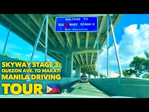 Skyway Stage 3 | Quezon Avenue to Makati | Southbound | Manila Driving Tour | Joyride