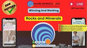 🚀 Kickstart your Mining Exam Preparation with Our Comprehensive Online Course! 🚀 🔍 What We Offer: 📝 Expert Guidance: Learn from top industry professionals. 📝 Comprehensive Study Materials: Get detailed notes, mock tests, and quizzes. 📝 Flexible Learning: Study at your own pace with our online modules. 📝 Live Sessions: Interact with instructors in real-time. 📝 Doubt Clearing Sessions: Get all your questions answered. 📲 For More Information: Contact us at 9971114020 (Call/WhatsApp) for en