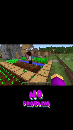 Exploring a Colorful Minecraft Farm Environment