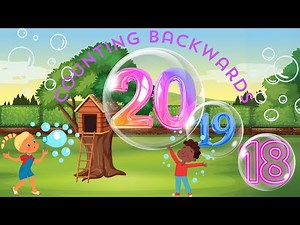 Toddler learning video Numbers! Counting Backwards From 20!