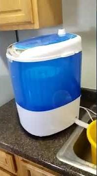 COSTWAY Portable Mini Washing Machine with Spin Dryer, Washing Capacity 5.5lbs