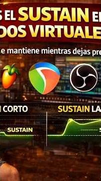 What is sustain on virtual keyboards?