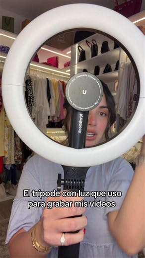 Trípode aro de luz soporte para celular 🤳 todo en uno 😱 #TikTokShop #TripodeConLuz #AroDeLuz #CreadorDeContenido #ContentCreator