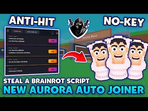 [BRAINROT FINDER🔥] AURORA FINDER STEAL A BRAINROT SCRIPT 🤑 HOW TO USE AURORA FINDER MOBILE & PC💫