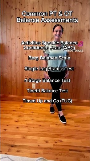 Functional Assessments for Balance in PT/OT