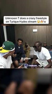 Unknown T CRAZY Freestyle 🔥🥶 #unknownt #ajtracey #tyriquehyde #shorts