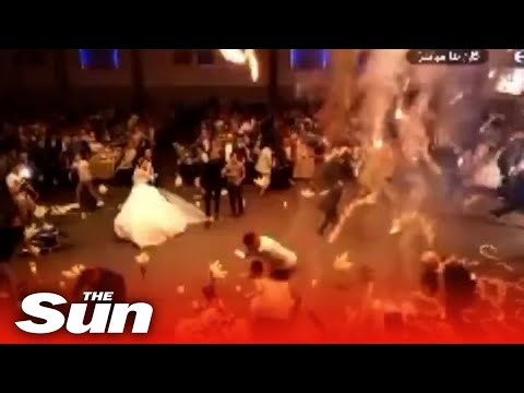 At least 100 dead as fire rips through wedding sparked by ‘fireworks for first dance’ in Iraq