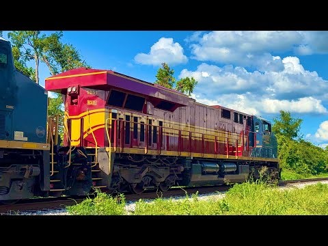 CSX M541-14 with the CSXT 1851 NC&STL unit leading with a a RL K5HL on 07/16/2025