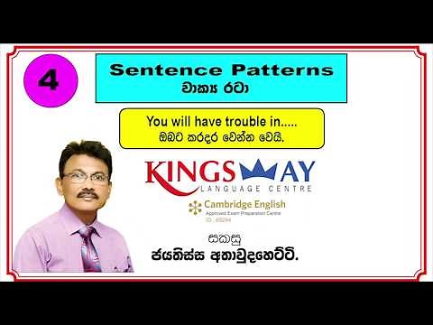 Sentence Pattern 4