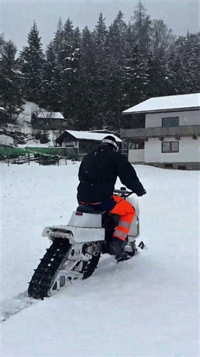 Snow Scooter Prototype Test | A New Approach to Snow Mobility