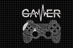 Video Game Gamer Embroidery Design, Video Game Gamer Machine Embroidery Design for Men, Women, and Girls - Etsy